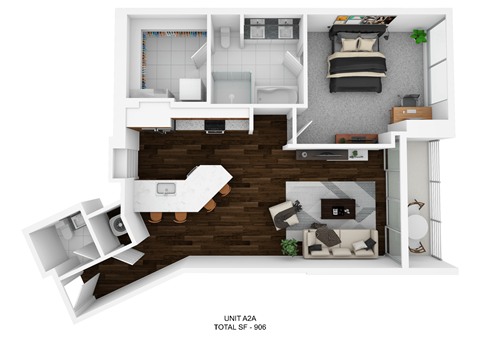 the 1121  1 bedroom floor plan  460 sq ft